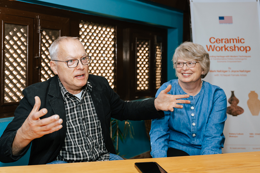 American couple who came to Bhaktapur to teach art: ‘A strong bridge connecting soil culture’
