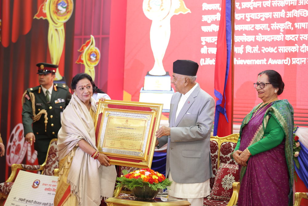 President presenting National Film Awards in 8 categories today