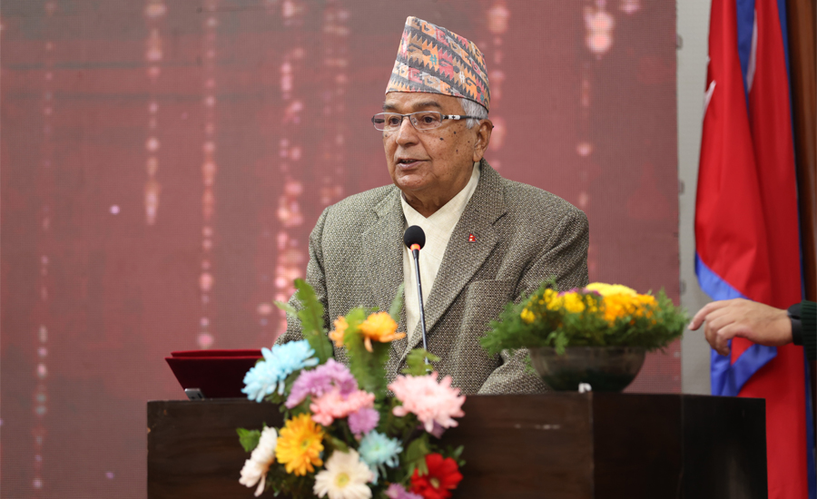 We should make Nepali films that can compete in the international world: President Paudel