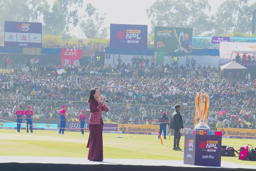 Celebrity engagement in NPL, Trishala sings ‘Rato Aur Chandrasurya’ (pic)