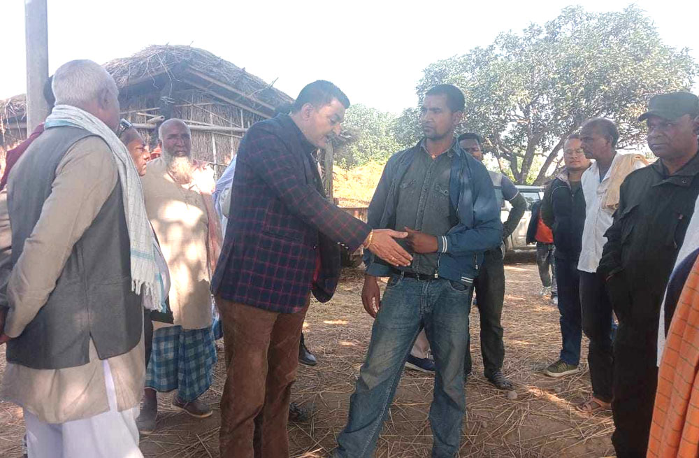 विन्दवासिनी टोलमा निर्माण हुन लागेको सडकको काम शुरू विन्दवासिनी टोलमा निर्माण हुन लागेको सडकको काम शुरू