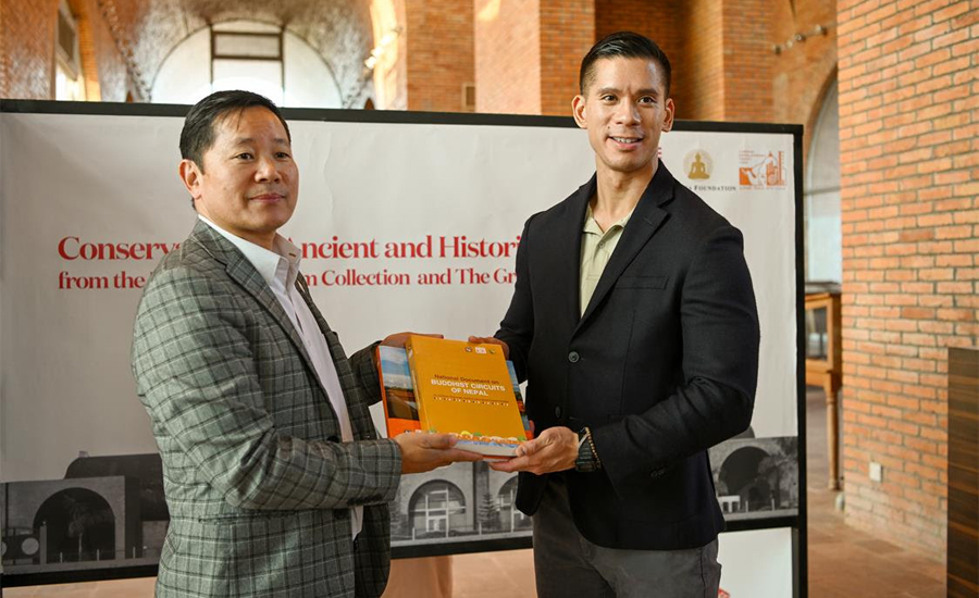 Inauguration of Lumbini Museum Conservation Project, aimed at conservation of ancient artefacts