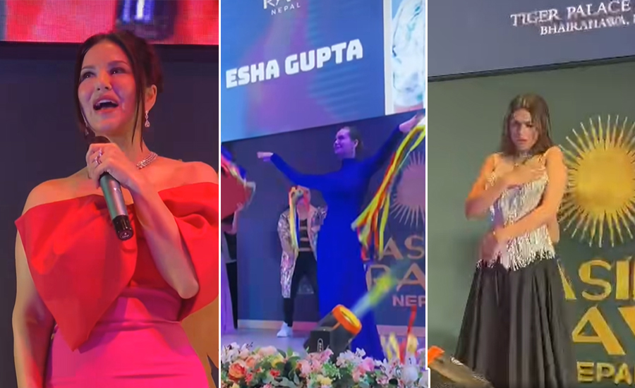 Sunny Leone, Esha Gupta and Nia Sharma entertained in Nepal Sunny Leone, Esha Gupta and Nia Sharma entertained in Nepal