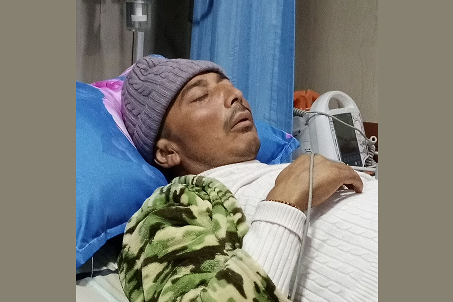 Actor Ghanshyam Gautam was admitted to KMC Hospital after his health became complicated