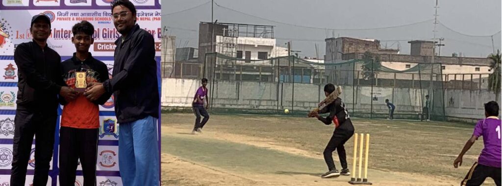 न्यू वेभलाई आठ विकेटले हराउँदै अल्पाइन मावि विजयी