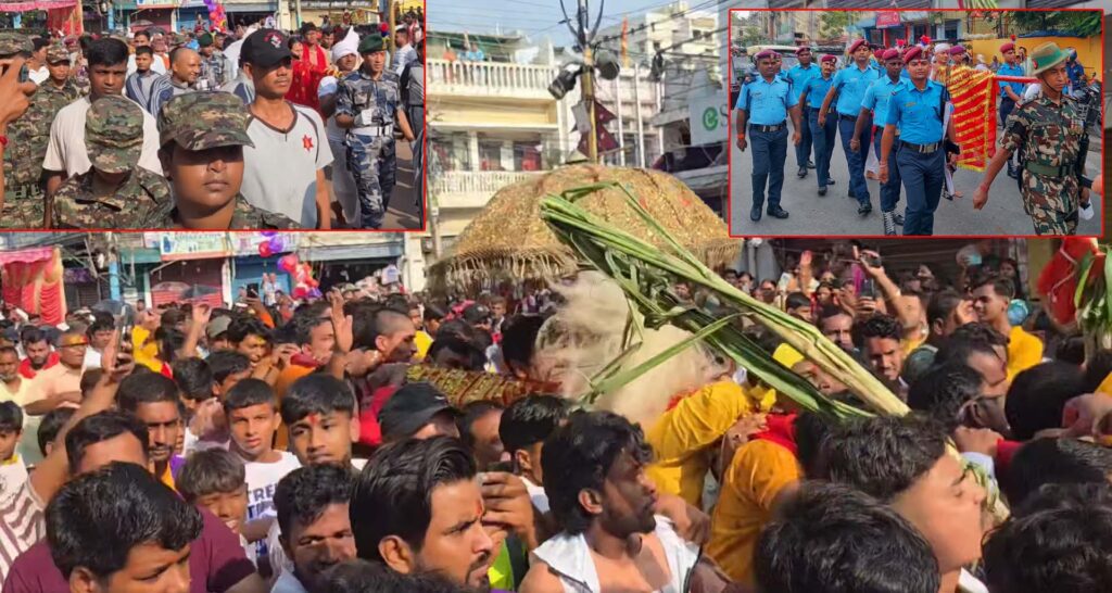 गहवामाईमा फूलपाती भित्र्याइयो